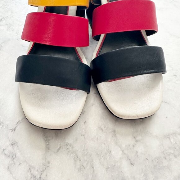 Rag & Bone Reese Block Heel Sandals in Color Multi - Picture 7 of 12